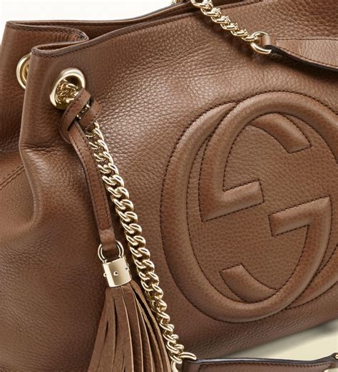 gucci soho borsa|gucci shoulder bag brown.